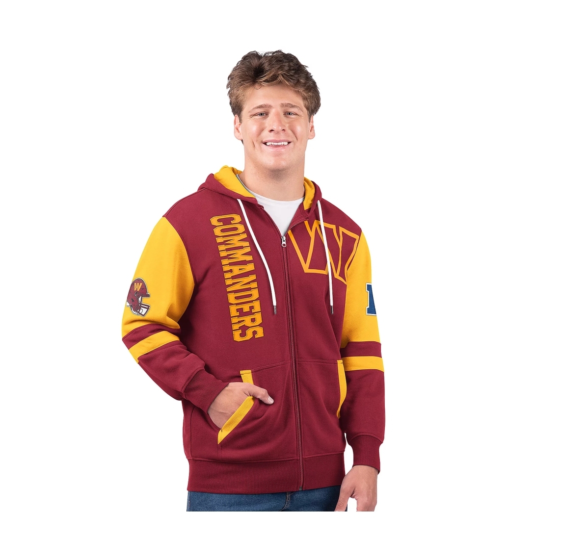 Last day of clearance!!💝Buy more, save more✨NFL Full Zip Hooded Sweatshirt（Buy 2 get 1 free）