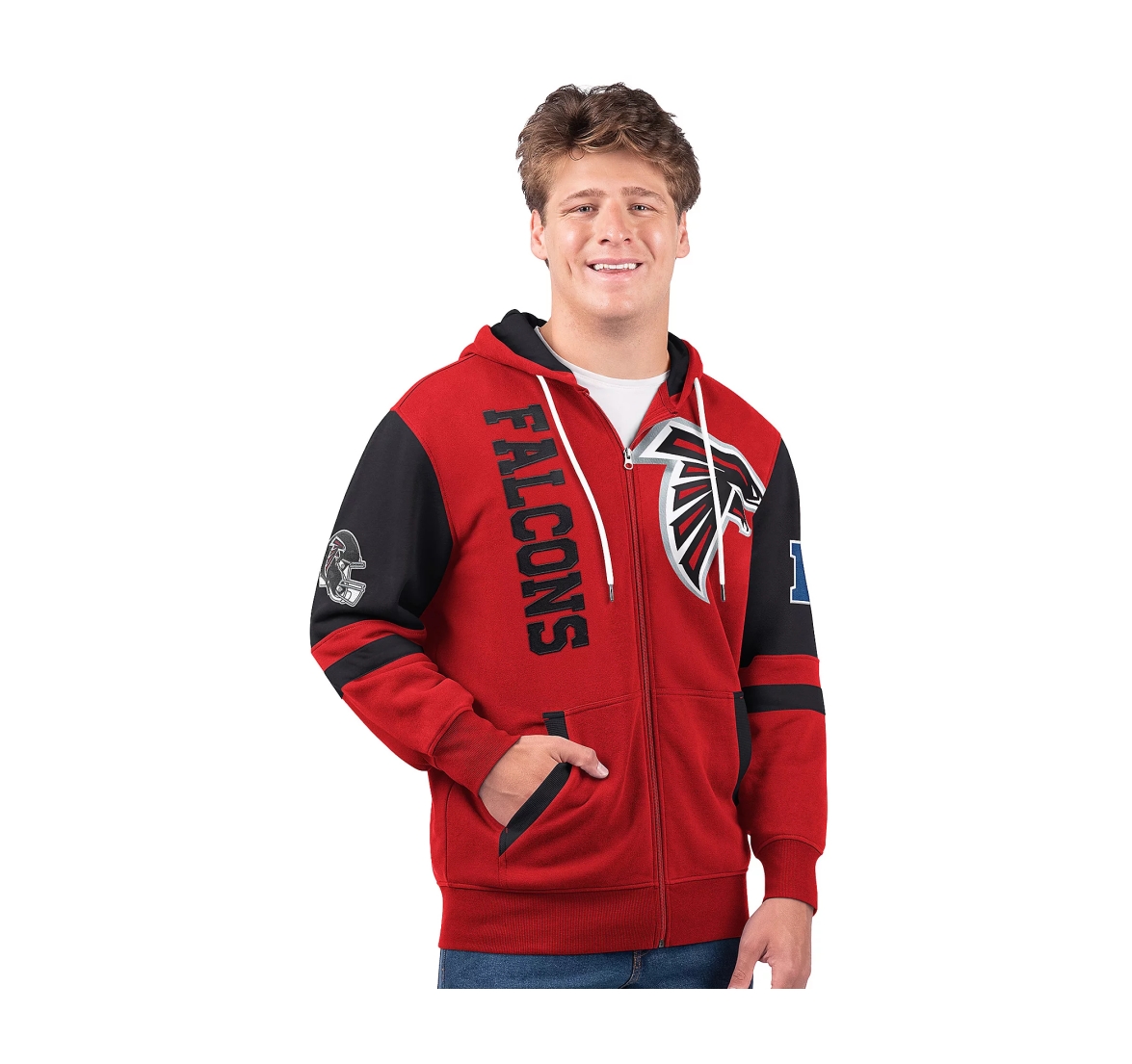 Last day of clearance!!💝Buy more, save more✨NFL Full Zip Hooded Sweatshirt（Buy 2 get 1 free）