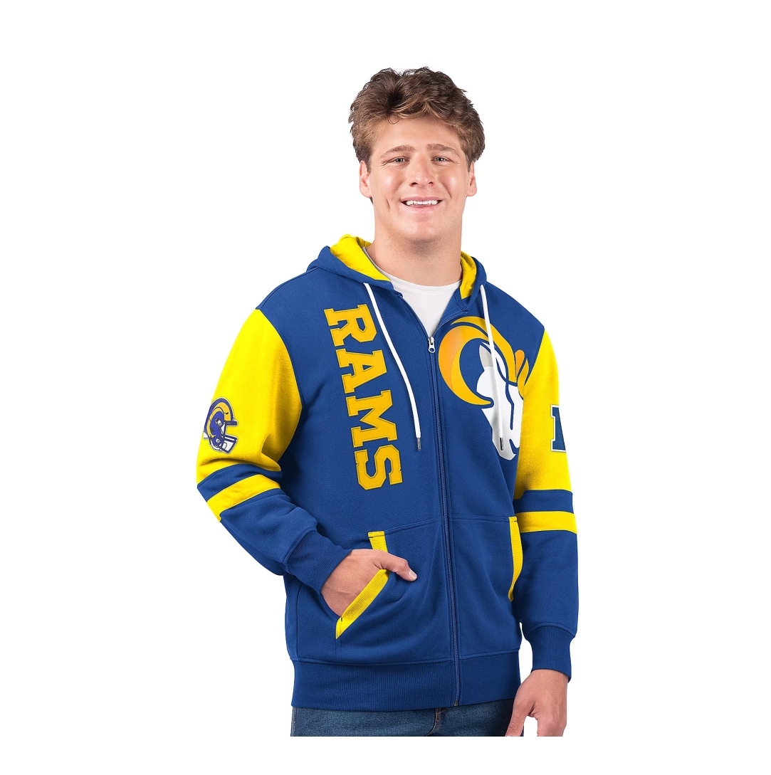 Last day of clearance!!💝Buy more, save more✨NFL Full Zip Hooded Sweatshirt（Buy 2 get 1 free）