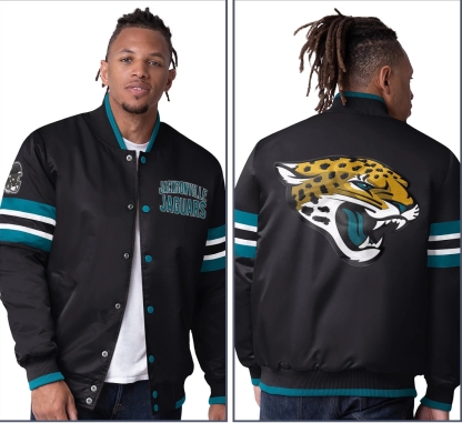 💝💝Last day of clearance!!💝Buy more, save more✨Starter Satin Twill Snap Front Jacket（Buy 2 get 1 free）