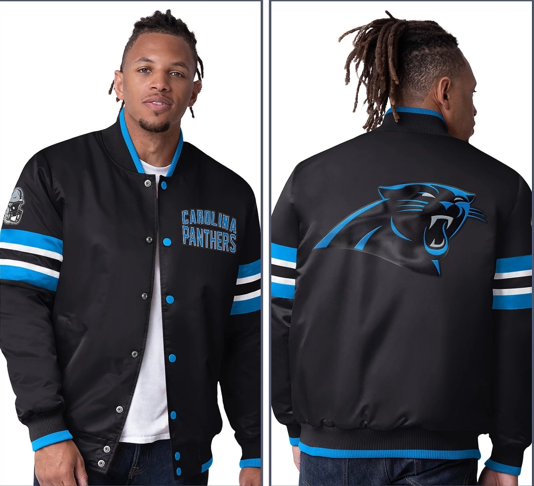 💝💝Last day of clearance!!💝Buy more, save more✨Starter Satin Twill Snap Front Jacket（Buy 2 get 1 free）