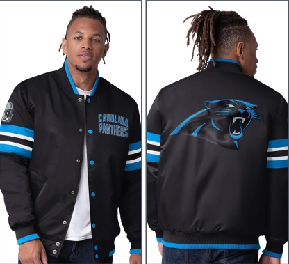 💝💝Last day of clearance!!💝Buy more, save more✨Starter Satin Twill Snap Front Jacket（Buy 2 get 1 free）