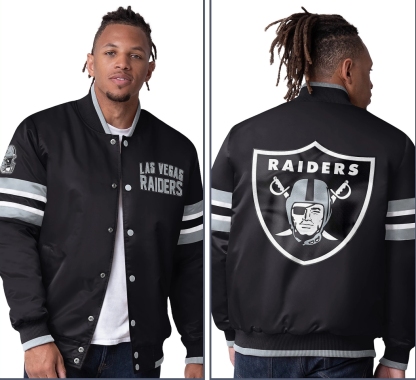 💝💝Last day of clearance!!💝Buy more, save more✨Starter Satin Twill Snap Front Jacket（Buy 2 get 1 free）