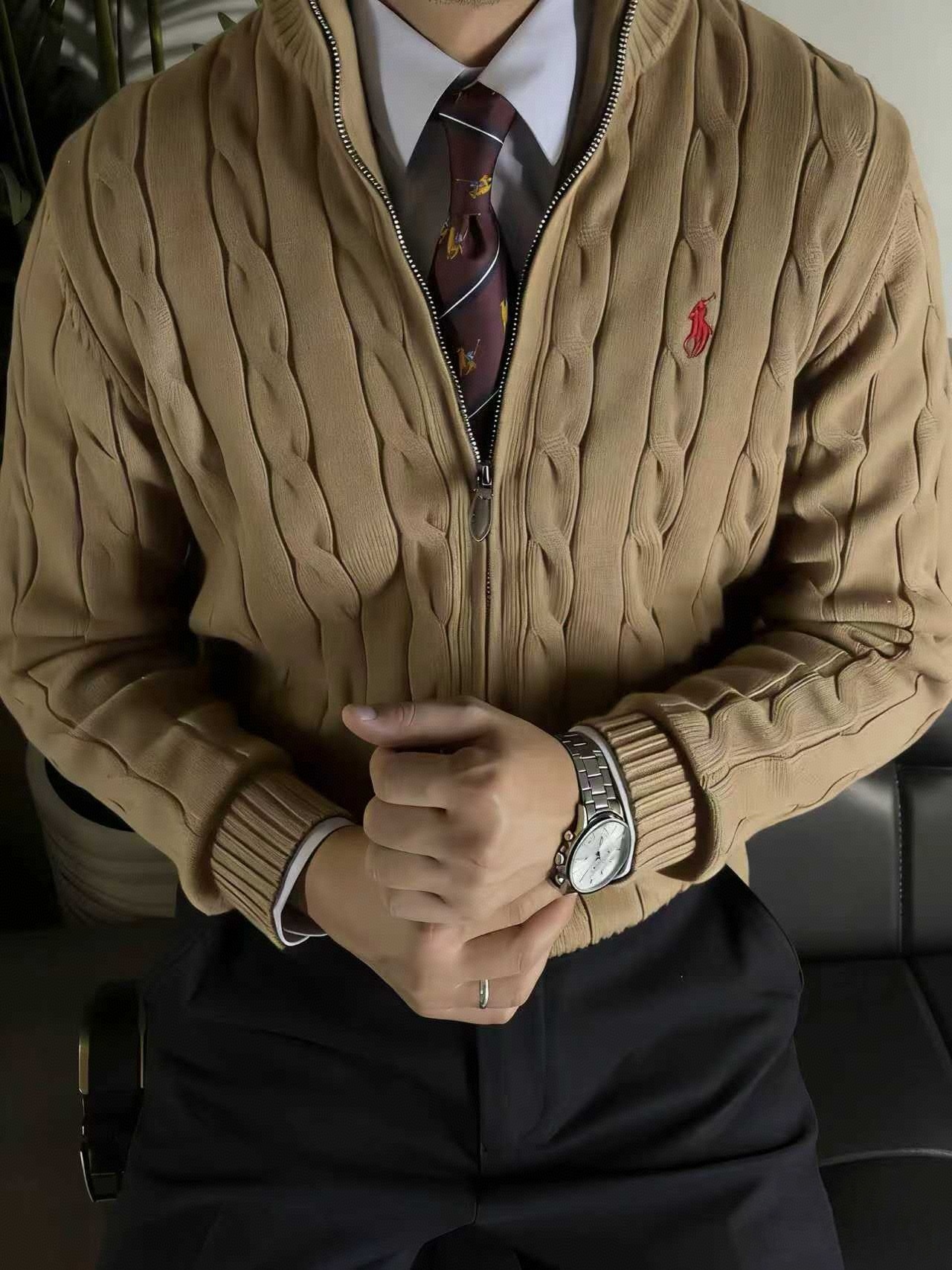 Quarter-zip sweater (Old Money style)Quarter-zip sweater (Old Money style)