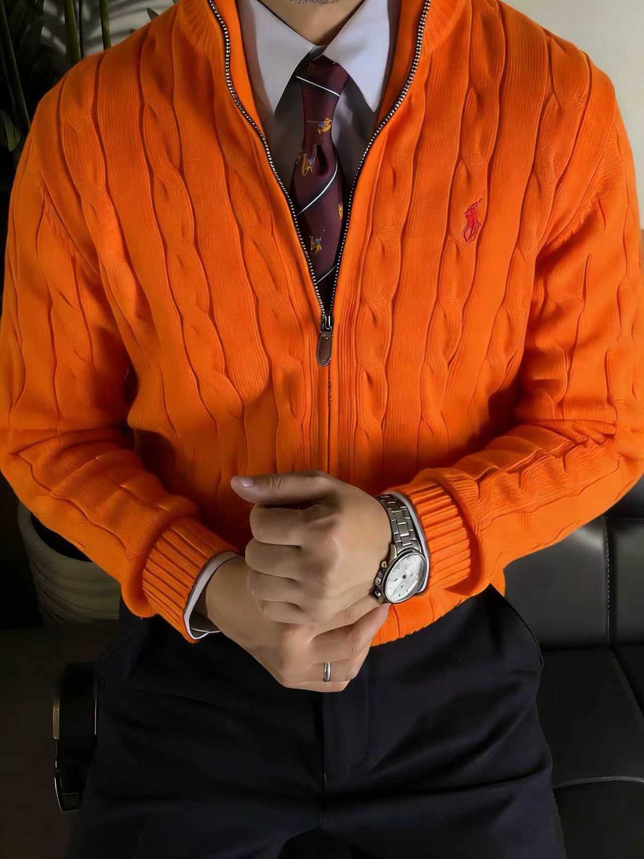 Quarter-zip sweater (Old Money style)Quarter-zip sweater (Old Money style)