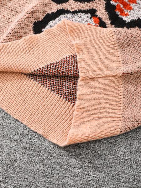 Men's Skull Print Knit Sweater, Casual Autumn/winter Fashion, Street Style Design, Perfect for Daily Wear & Gifts Men's Skull Print Knit Sweater, Casual Autumn/winter Fashion, Street Style Design, Perfect for Daily Wear & Gifts