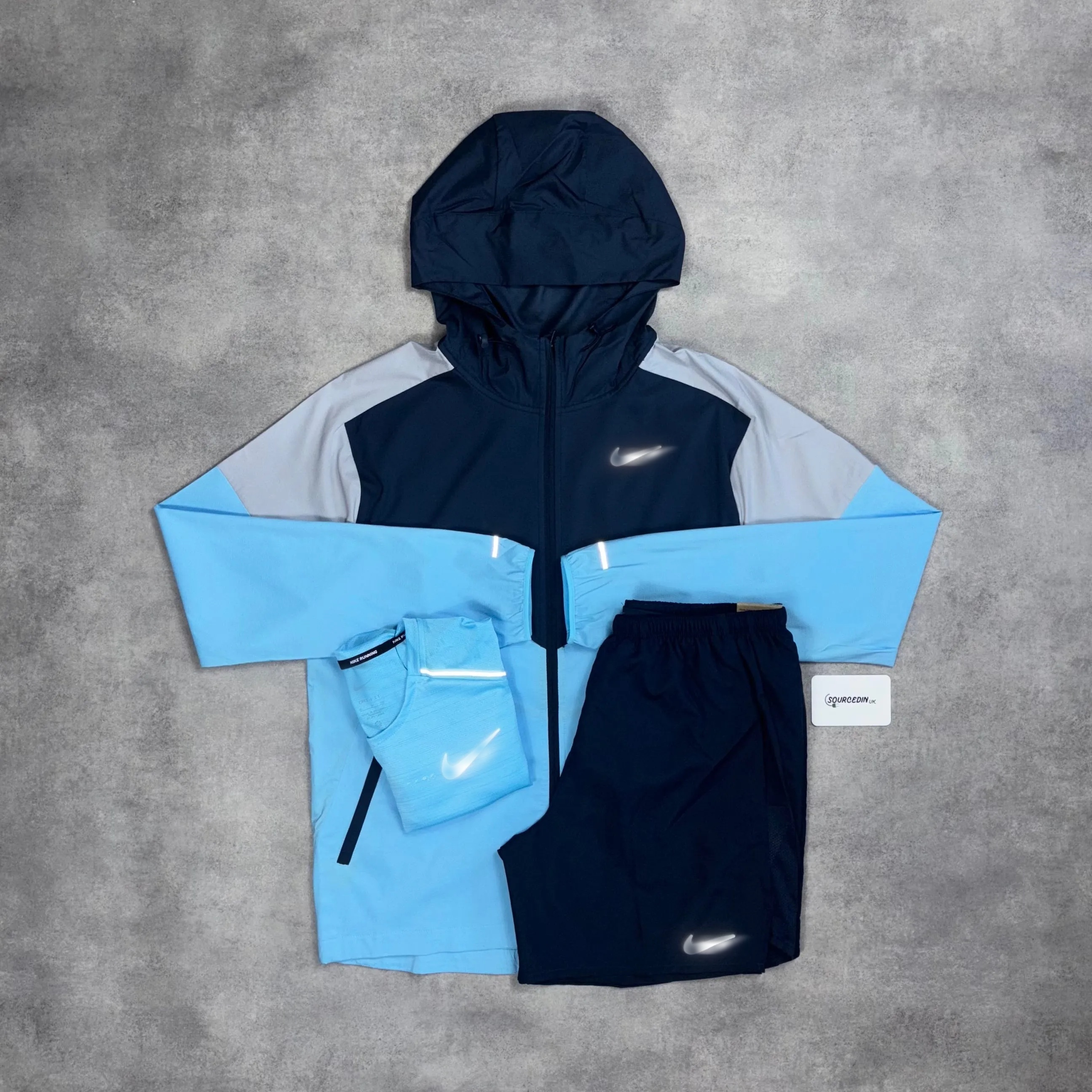 Nk Uv Windrunner Jacket 3-Piece 7” Challenger Short Set