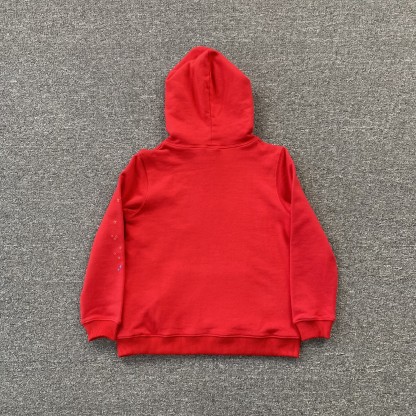 22_228 Street Style Spider Graphic  Tracksuit(Kids Clothing)