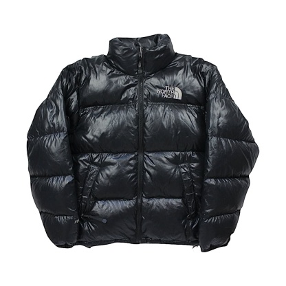 The North Face Shiny Black Puffer Jacket