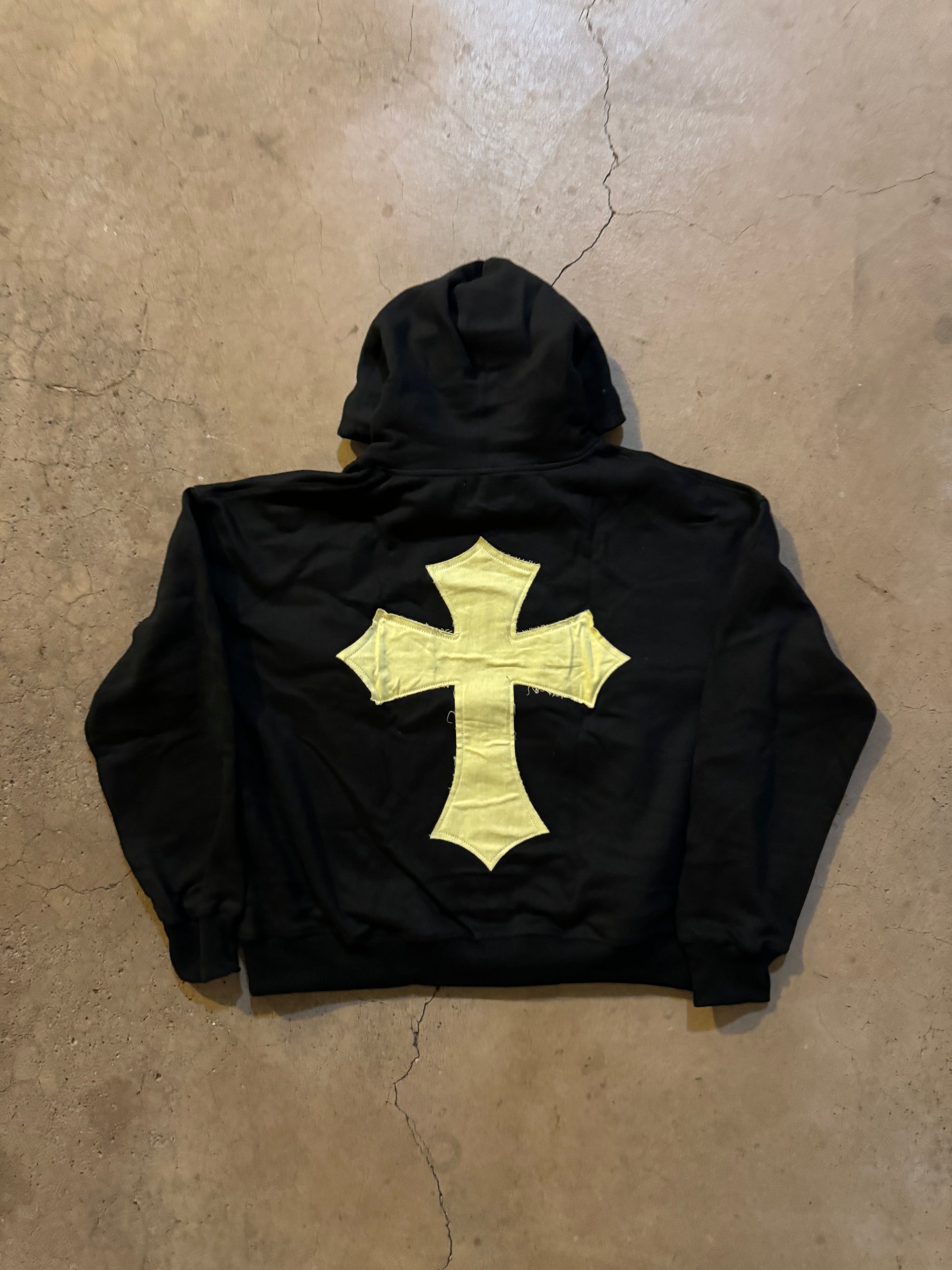 TWO PIECE SET-“SAINTS” CROOKED ZIP UP HOODIE&PANT v2