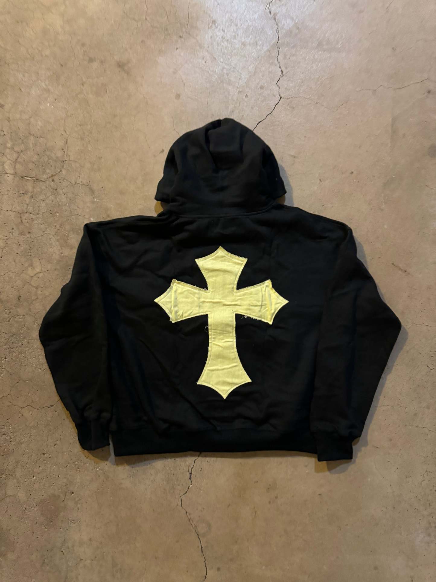 TWO PIECE SET-“SAINTS” CROOKED ZIP UP HOODIE&PANT v2