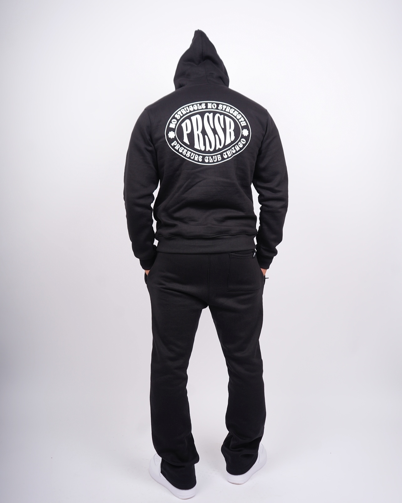 Men's casual long-sleeved hoodie set