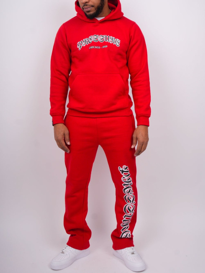 Men's casual long-sleeved hoodie set