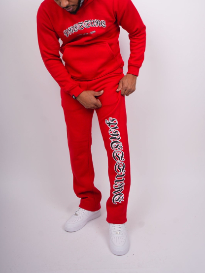 Men's casual long-sleeved hoodie set
