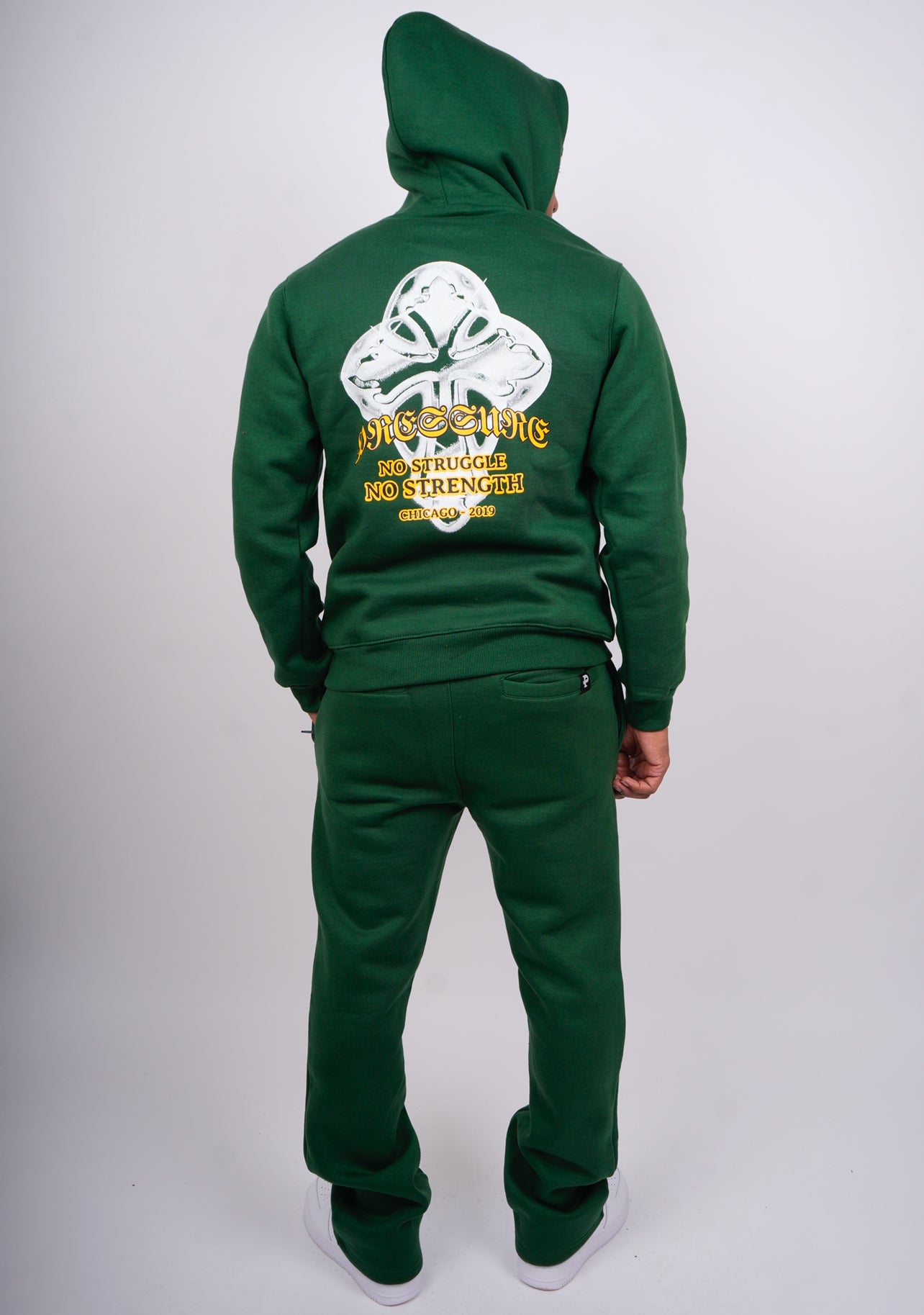 Men's casual long-sleeved hoodie set