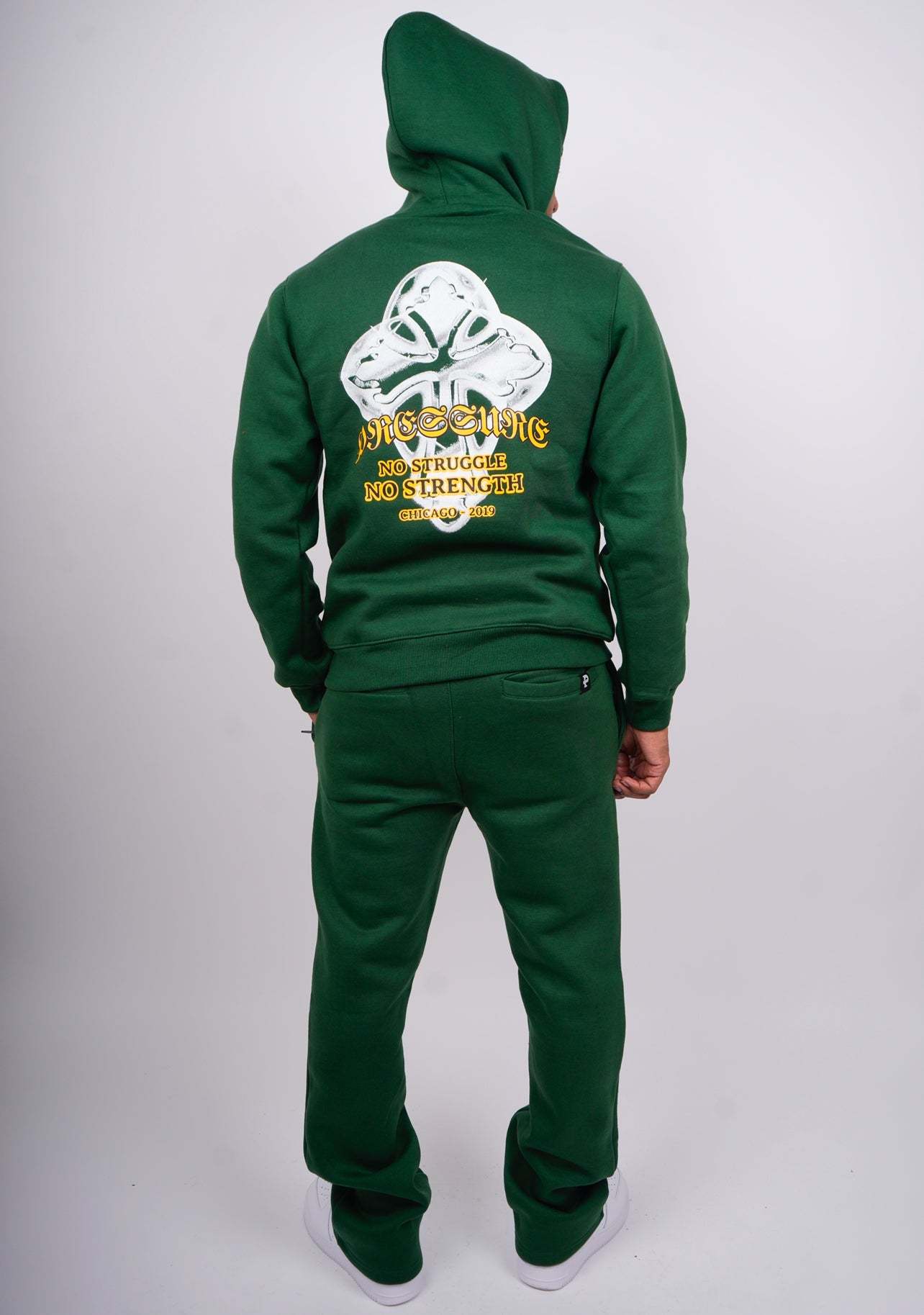 Men's casual long-sleeved hoodie set