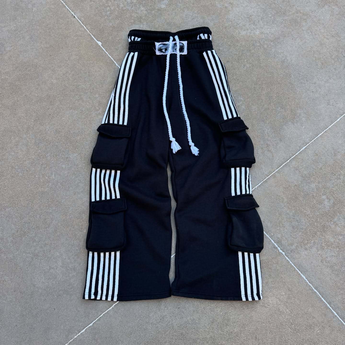 "See-through" casual hoodie set