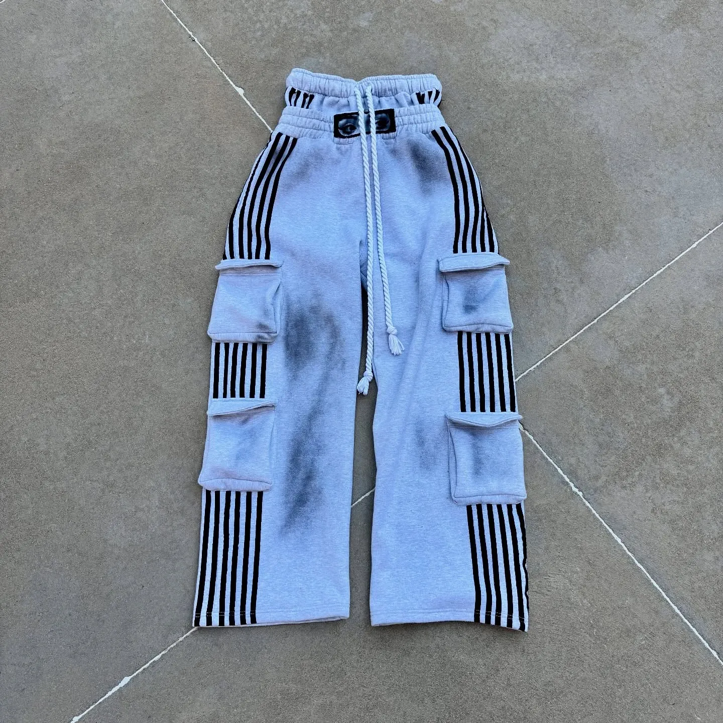 "See-through" casual hoodie set