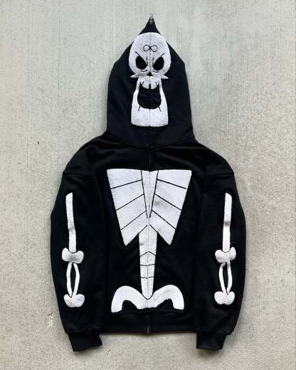 Casual full-zip hoodie