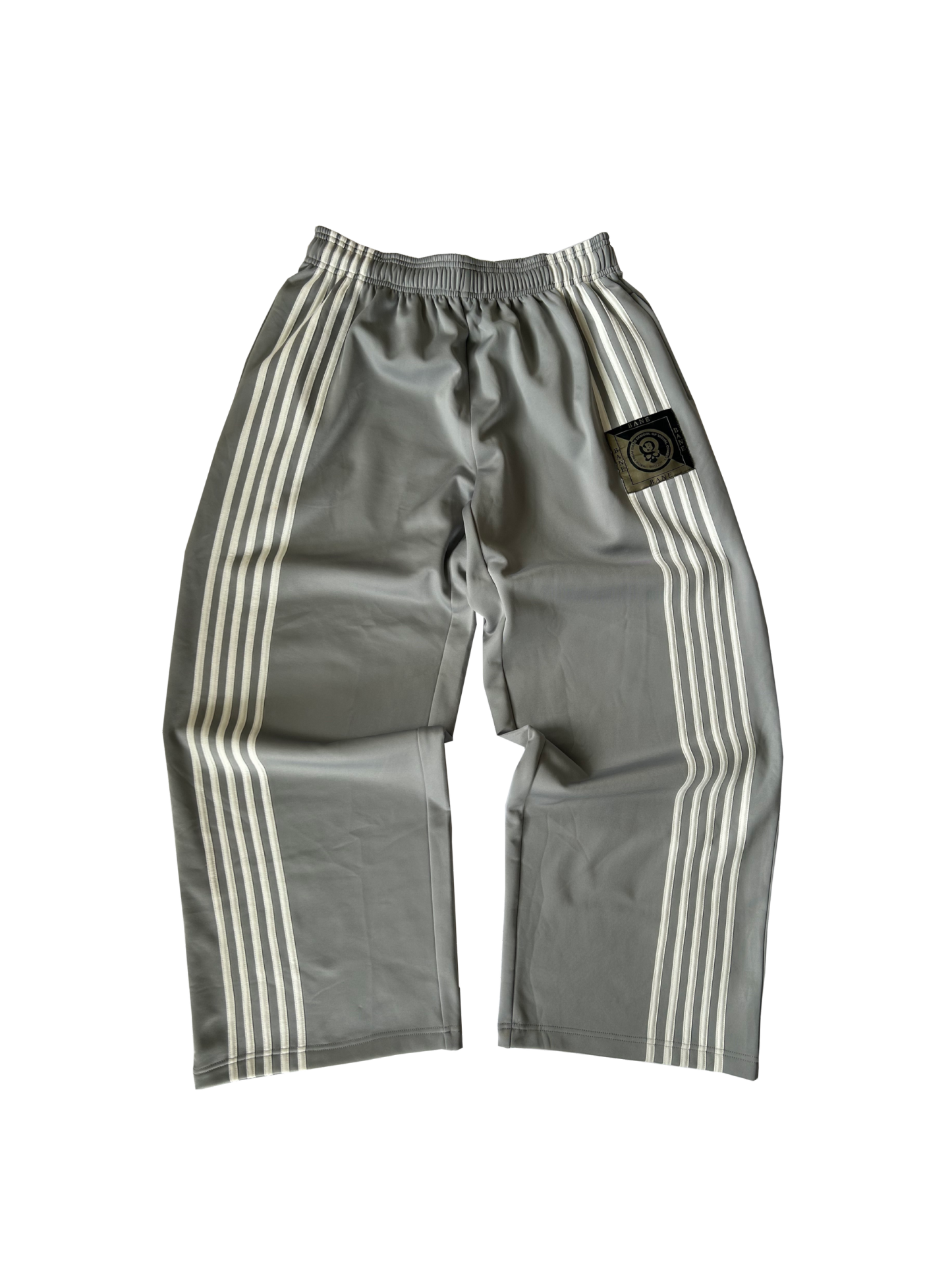 Casual embroidered badge pants