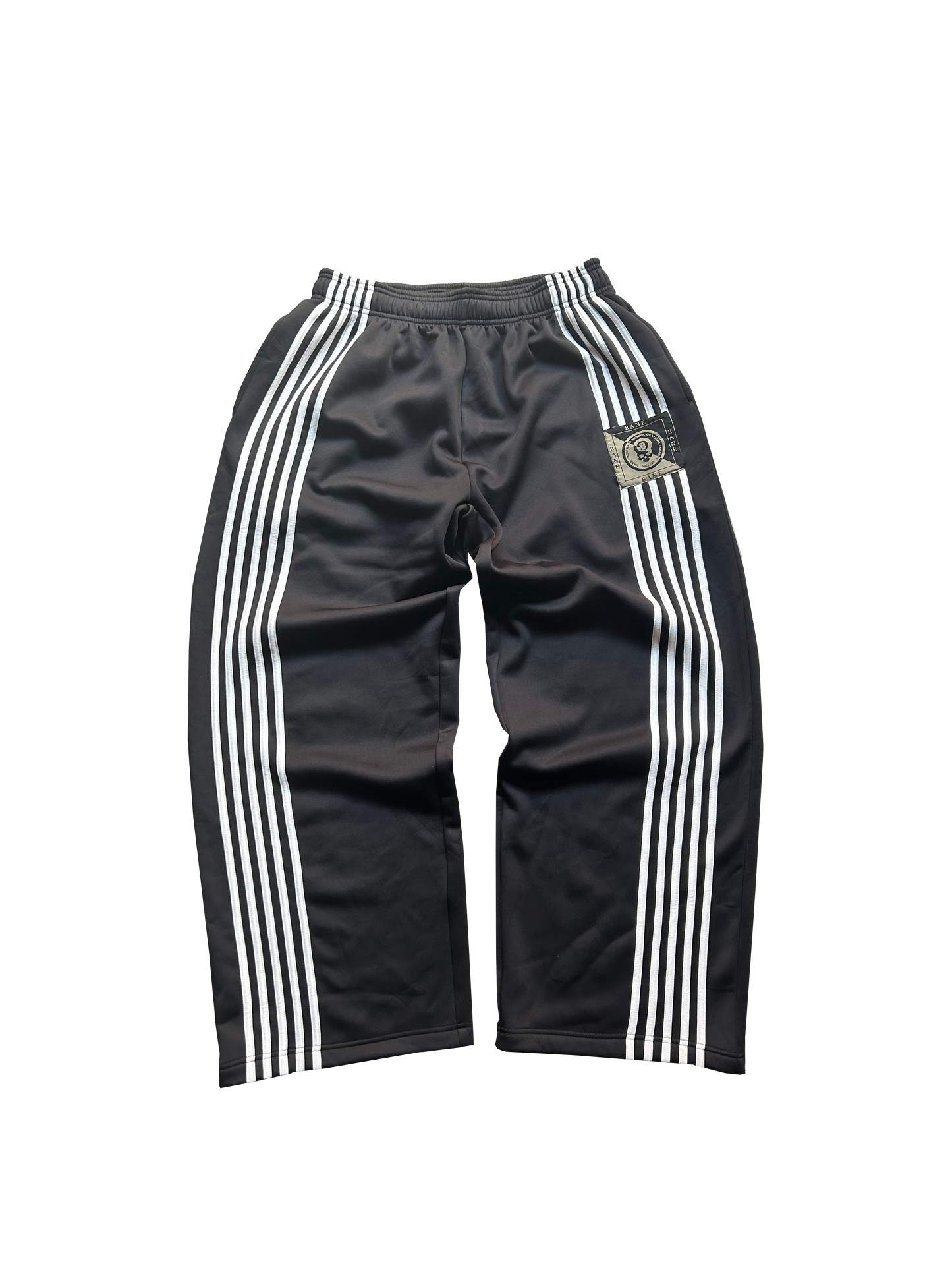 Casual embroidered badge pants