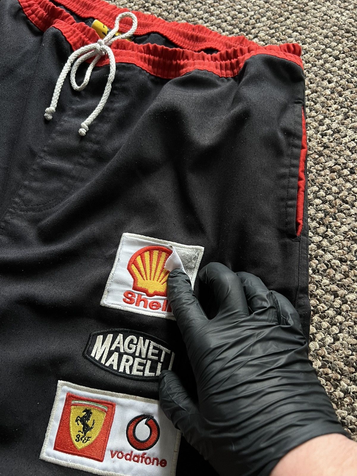 Ferrari printed shorts