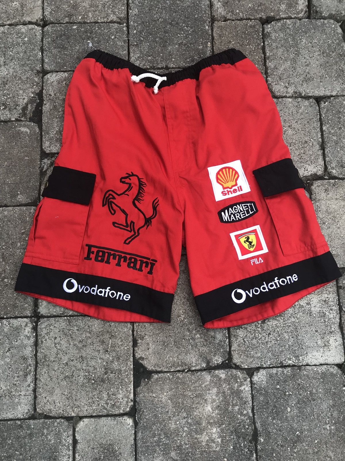 Ferrari printed shorts