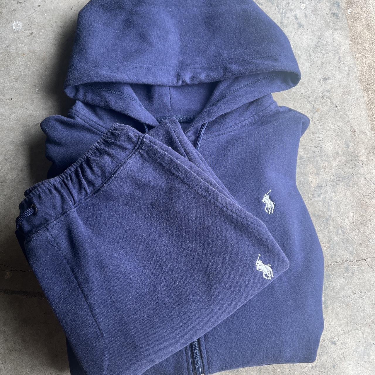 Casual hooded zipper jacket set