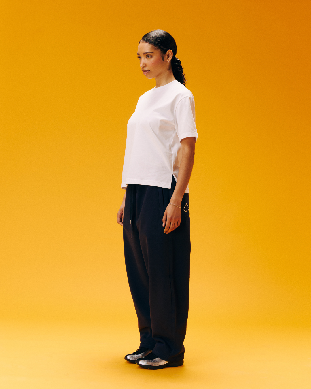 Embroidered casual pants