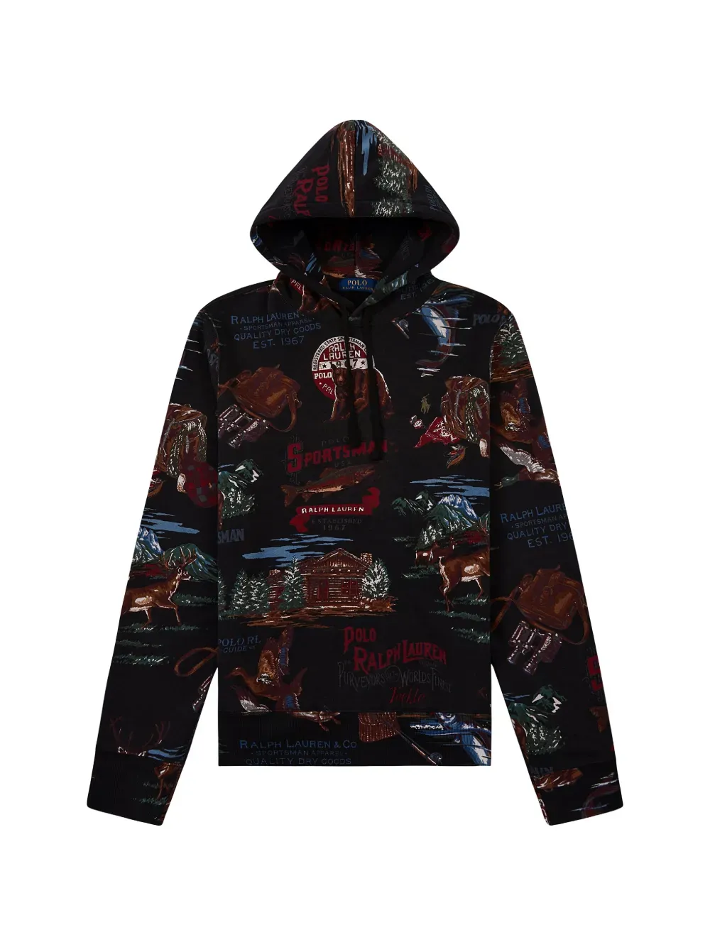 Polo Ralph Laurensportsman graphic hoodie