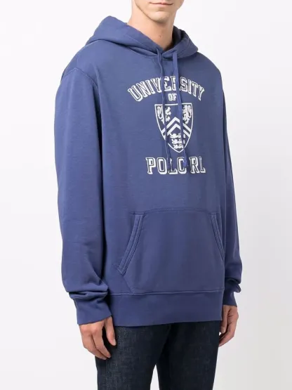 Polo Ralph Laurenlogo-print pullover hoodie