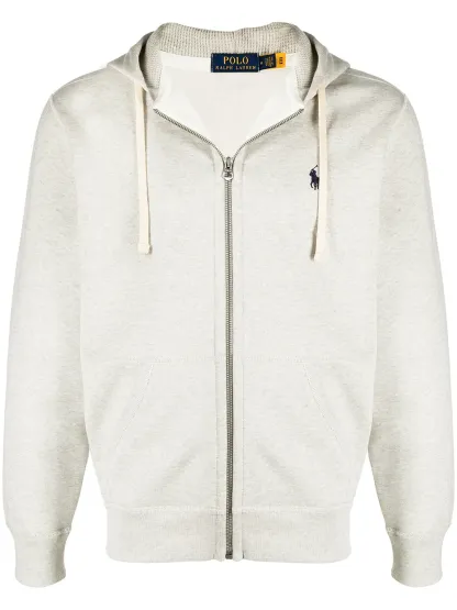 Polo Ralph LaurenPolo Pony embroidery zip-up hoodie