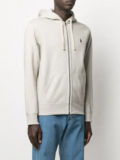 Polo Ralph LaurenPolo Pony embroidery zip-up hoodie