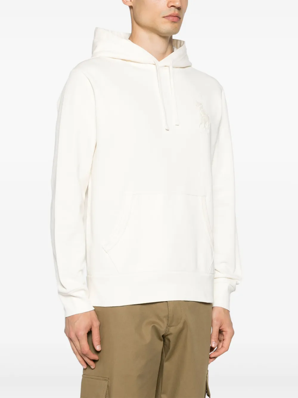 Polo Ralph LaurenPolo Pony-embroidered cotton hoodie