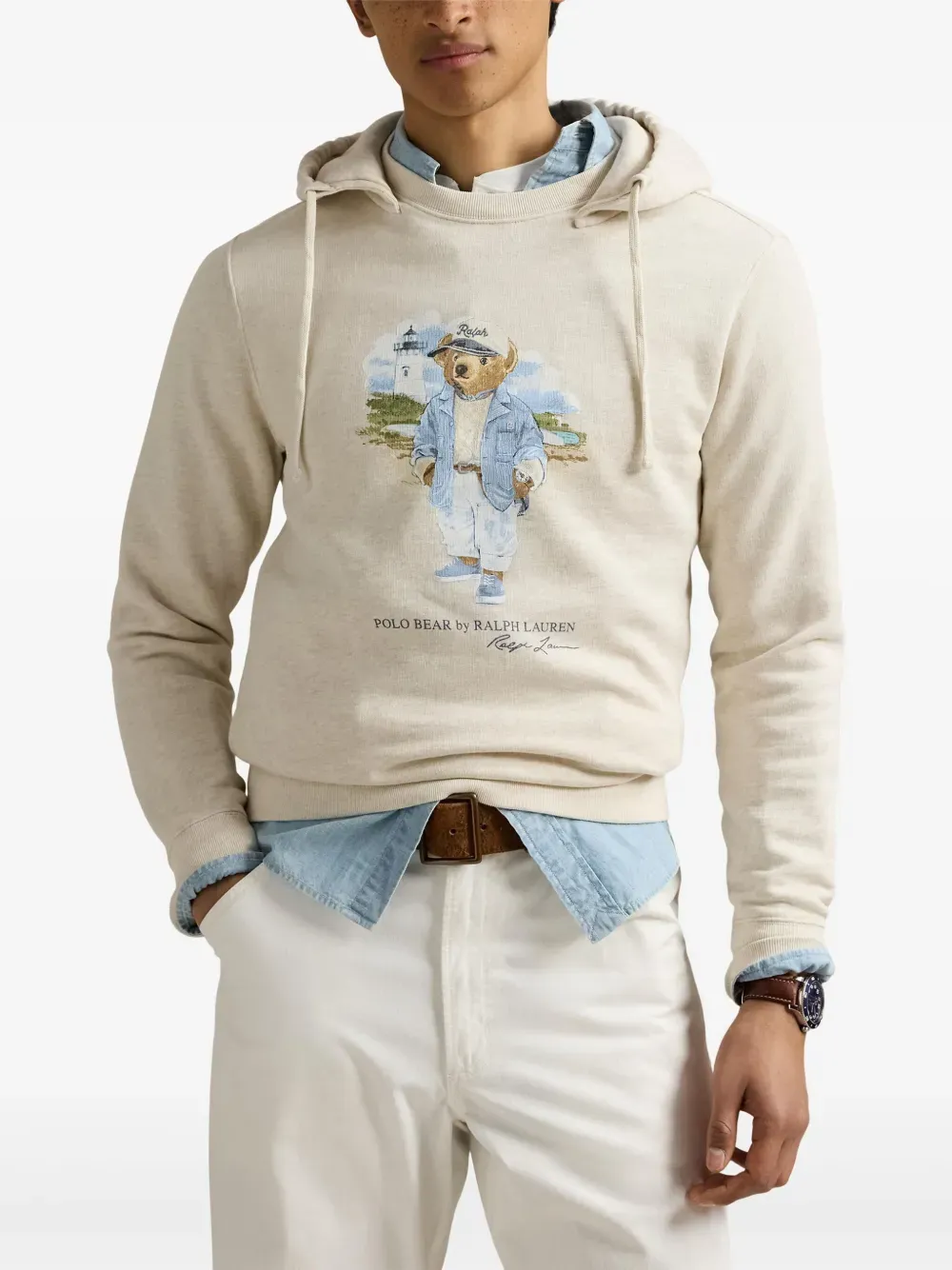 Polo Ralph LaurenBear-motif hoodie