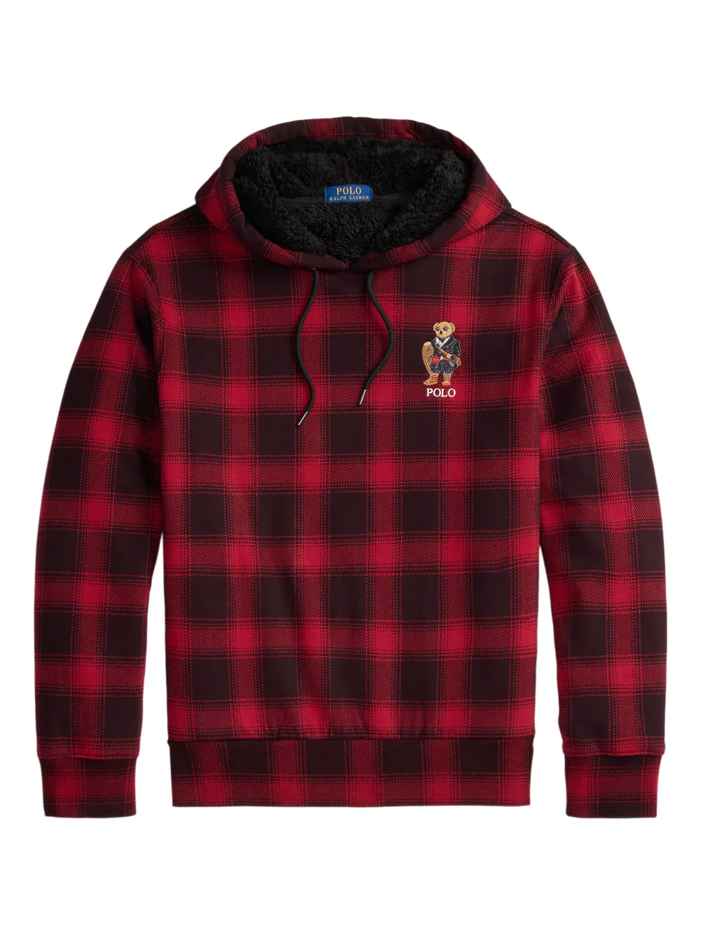 Polo Ralph Laurenplaid-pattern hoodie