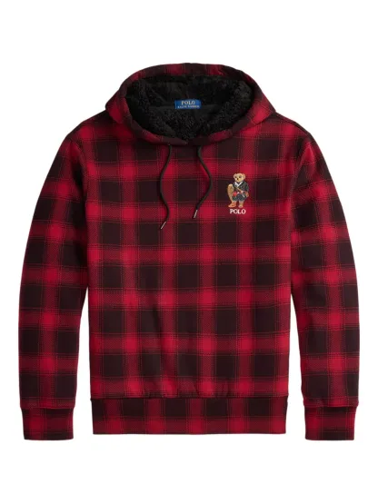 Polo Ralph Laurenplaid-pattern hoodie
