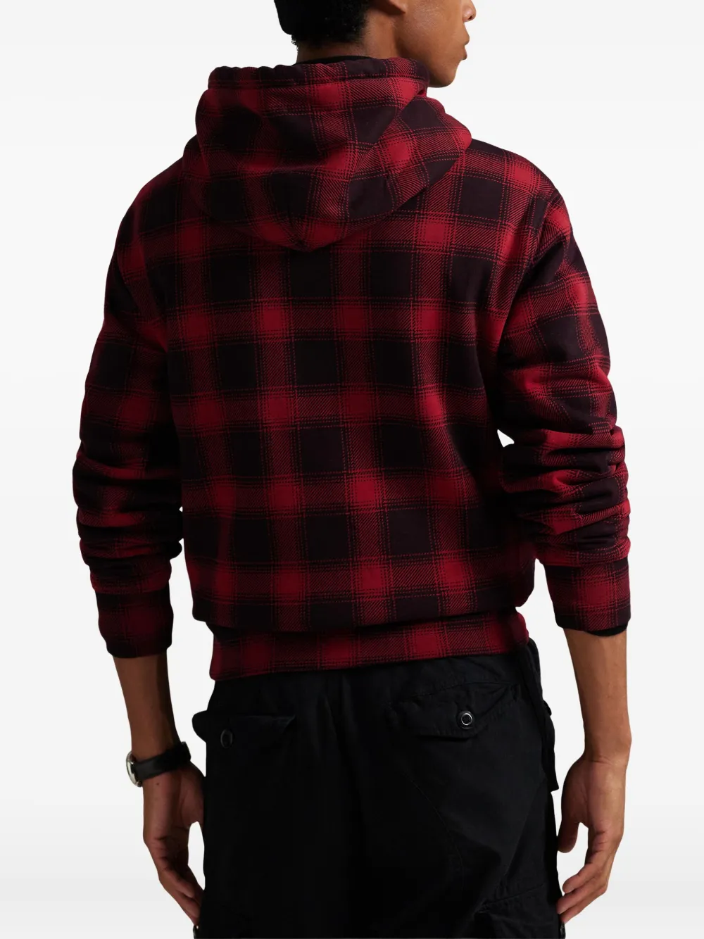 Polo Ralph Laurenplaid-pattern hoodie