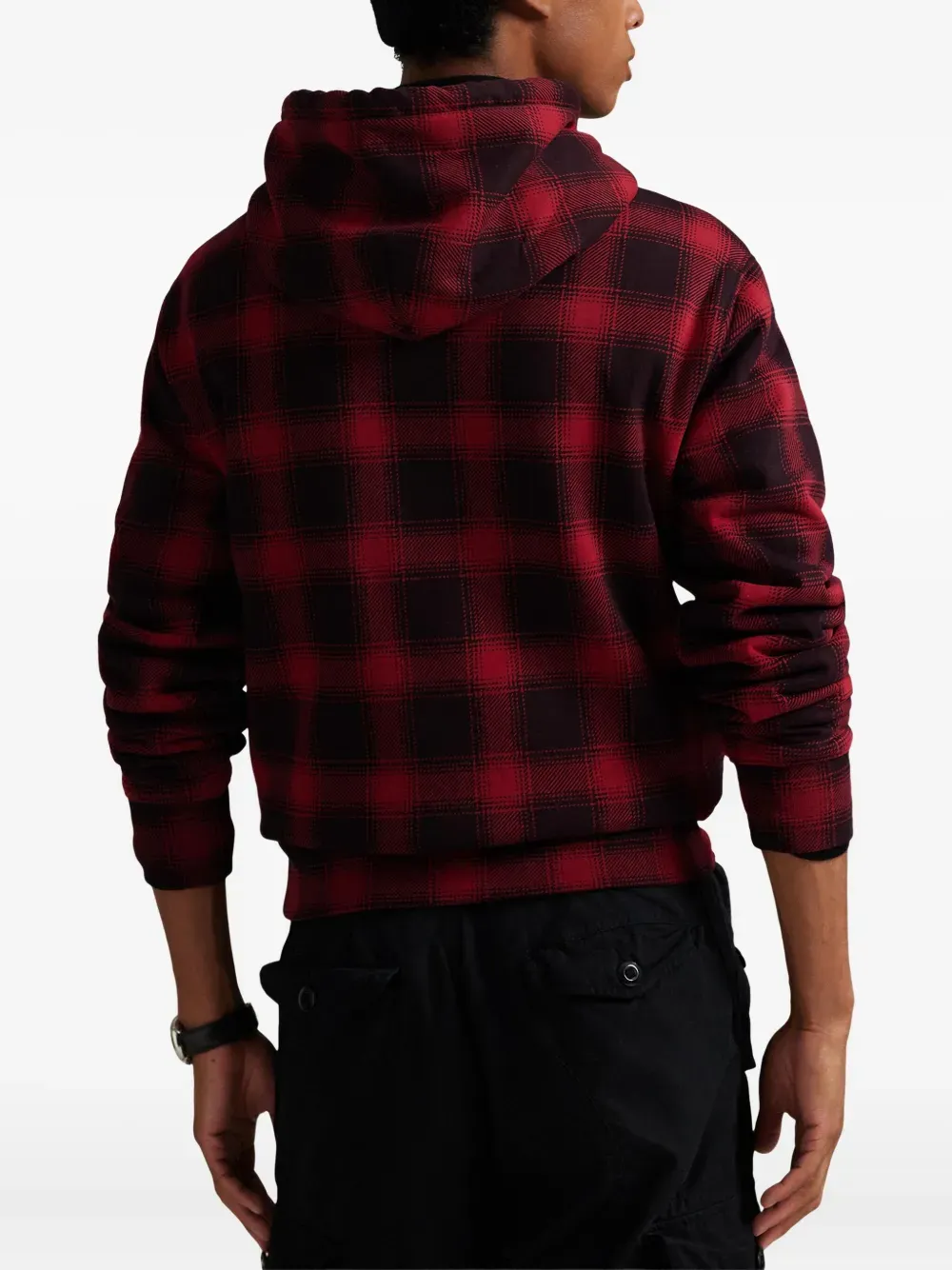 Polo Ralph Laurenplaid-pattern hoodie
