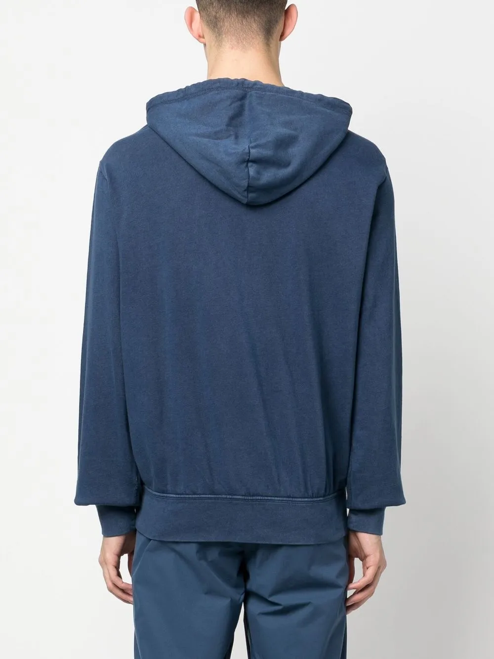 Polo Ralph Laurenlogo-embroidered zip-up drawstring hoodie