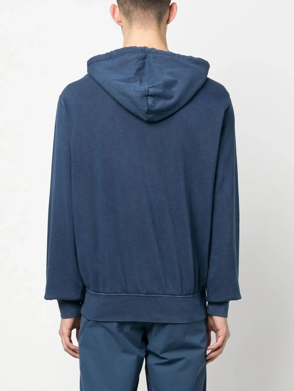 Polo Ralph Laurenlogo-embroidered zip-up drawstring hoodie