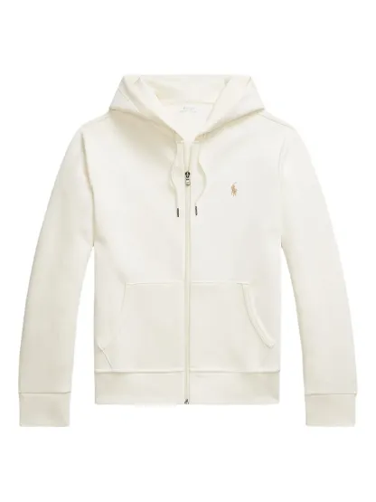 Polo Ralph Laurendouble-knit zip-up hoodie
