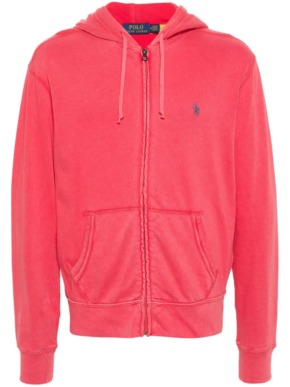 Polo Ralph LaurenPolo-Pony-motif zipped hoodie