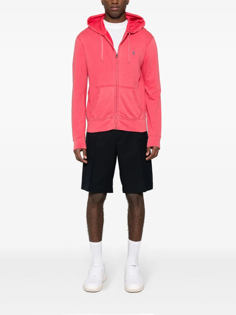 Polo Ralph LaurenPolo-Pony-motif zipped hoodie