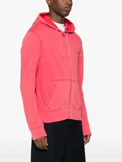 Polo Ralph LaurenPolo-Pony-motif zipped hoodie