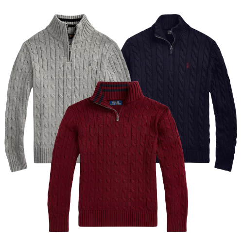 PREMIUM SET CABLE-KNIT COTTON