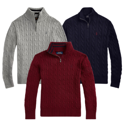 PREMIUM SET CABLE-KNIT COTTON