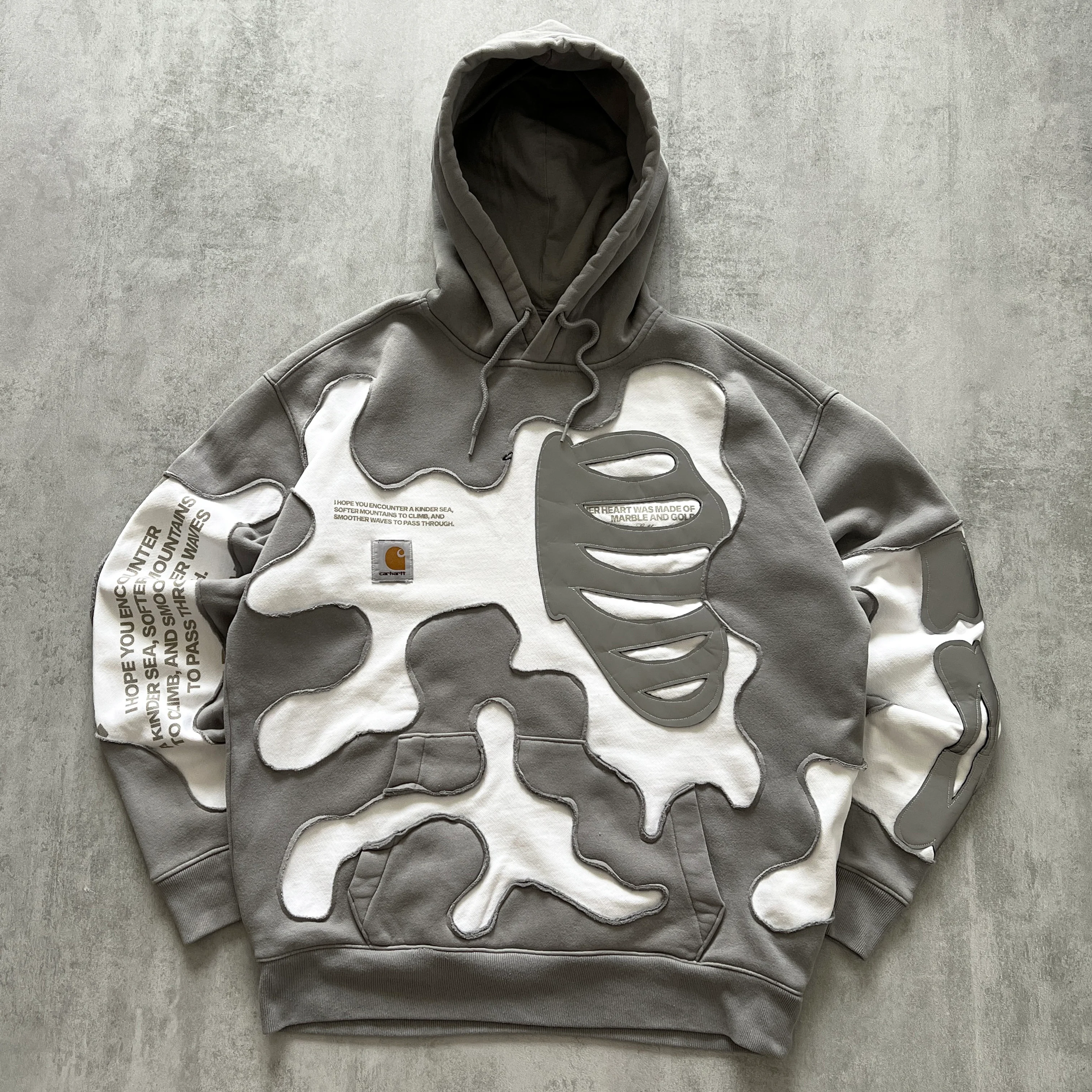 'BONES' REFLECTIVE HOODIE (M)