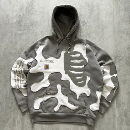 'BONES' REFLECTIVE HOODIE (M)