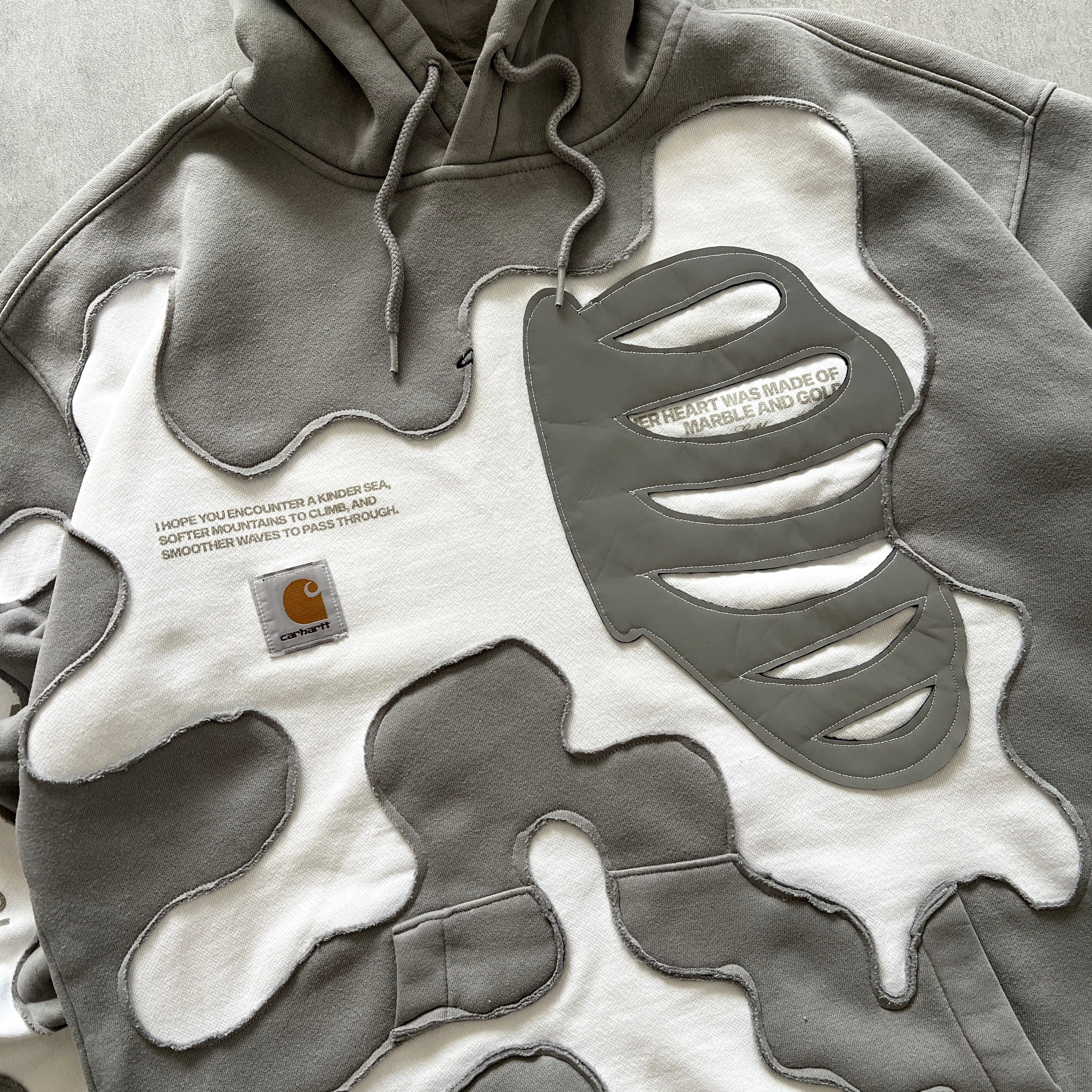 'BONES' REFLECTIVE HOODIE (M)